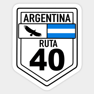 Argentina Ruta 40 Sticker